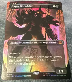 Super Shredder (Borderless Legendary Creature, Foil ) 0217 TMT - Image 1