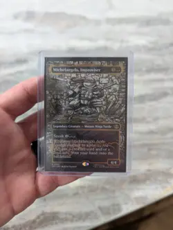 Michelangelo Improvisor Gold Stamp MTG Card - Image 2