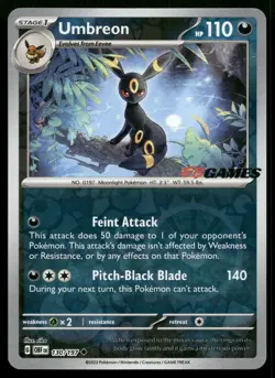 Umbreon - 130/197 - EB Games - Stamped Promo - Pokemon Card - NM/M - Image 1