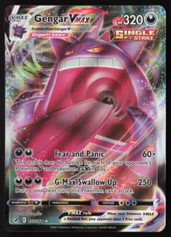 Gengar Vmax - 157/264 - Ultra Rare - Fusion Strike - Pokemon Card - NM/M - Image 1