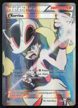 Korrina - 111/111 - Ultra Rare - Furious Fists - Pokemon Card - LP - Image 1