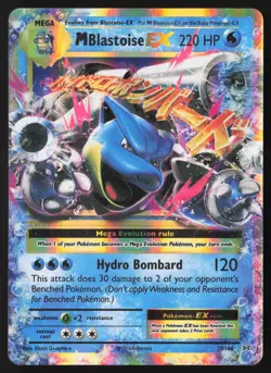 M Blastoise EX - 22/108 - XY Evolutions - Holo Rare Full Art - Pokemon NM/M - Image 1