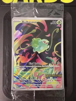 Bulbasaur - 133/132 - Stamped Promo - Mega Evolutions - Pokemon Card - SEALED - Image 1