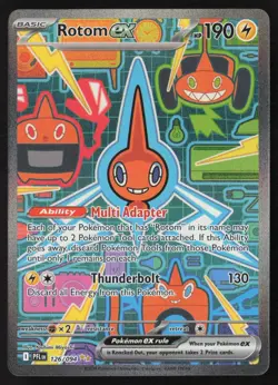 Rotom ex - 126/094 - SIR - Phantasmal Flames - Pokemon Card - NM/M - Image 1