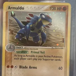 Pokemon TCG Armaldo EX Sandstorm 1 Holo Holo Rare CGC 9 SWIRL - Image 3