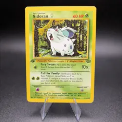 Pokemon Nidoran F 57/64 First Edition Jungle Regular - LP - Image 1