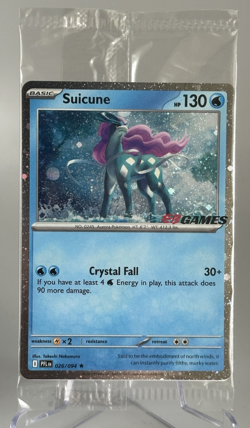 Suicune - 026/094 - EB Games Stamped Promo - Pokemon Card - Sealed - Image 1