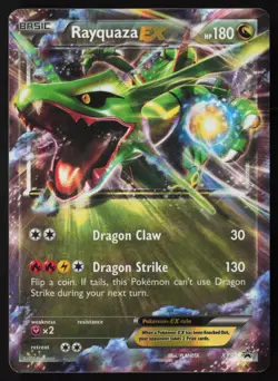Rayquaza EX - XY73 - XY Black Star Promo - Pokemon Card - LP - Image 1