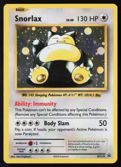 Snorlax - XY179 - Black Star Promo - Pokemon Card - LP - Image 1