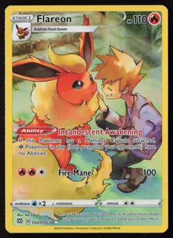 Flareon - TG01/TG30 - Ultra Rare - Brilliant Stars - Pokemon Card - NM/M - Image 1