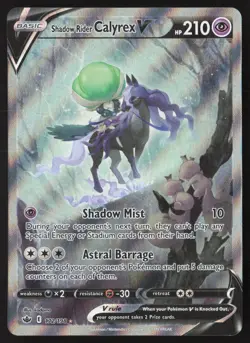 Shadow Rider Calyrex V - 172/198 - Alternate Art - Chilling Reign - Pokemon - NM - Image 1