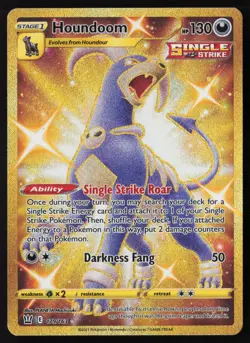 Houndoom - 179/163 - Secret Rare - Battle Styles - Pokemon Card - NM/M - Image 1