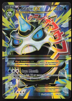 M Glalie EX - 156/162 - Ultra Rare - XY Breakthrough - Pokemon Card - LP - Image 1