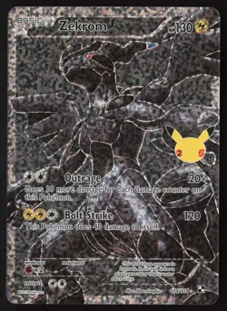 Zekrom - 114/114 - Ultra Rare - Celebrations - Pokemon Card - NM/M - Image 1