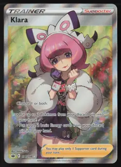 Klara - 194/198 - Ultra Rare - Chilling Reign - Pokemon Card - NM/M - Image 1