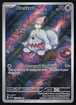 Greavard - 214/198 - Illustration Rare - Scarlet & Violet Base - Pokemon - NM/M - Image 1