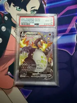 2021 Pokemon Shining Fates SHINY CHARIZARD VMAX SV107/SV122 PSA 10 GEM MINT - Image 1