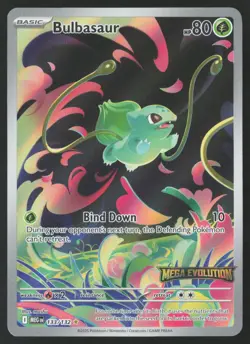 Bulbasaur - 133/132 - Stamped Promo - Mega Evolution - Pokemon Card - LP - Image 1