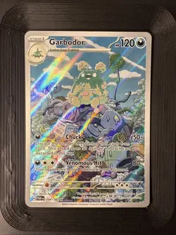 Garbodor - 204/182 - Illustration Rare Holo - Paradox Rift - Pokemon TCG - NM/M - Image 1