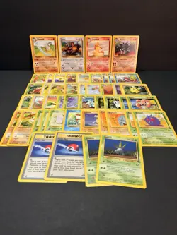 Vintage Pokemon Jungle Set Starter Lot - 47 Cards - WOTC - Common Uncommon - Image 1