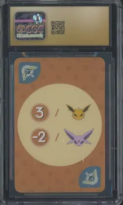 2019 Pokemon Playing Cards Korean Point Salad Eevee Edition Vaporeon CGC 10 - Image 2