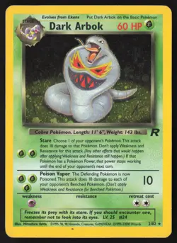 Dark Arbok - 2/82 - Holo Rare - Team Rocket - Pokemon Card - LP - Image 1