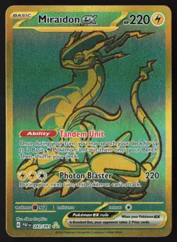 Miraidon ex - 243/091 - Secret Rare - Paldean Fates - Pokemon Card - NM/M - Image 1