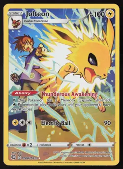 Jolteon - TG04/TG30 - Ultra Rare - Brilliant Stars - Pokemon Card - LP - Image 1