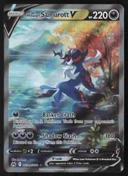 Hisuian Samurott V - GG51/GG70 - Galarian Gallery - Crown Zenith - Pokemon - NM - Image 1