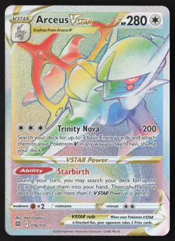 Arceus VSTAR - 176/172 - Hyper Rare - Brilliant Stars - Pokemon Card - NM/M - Image 1