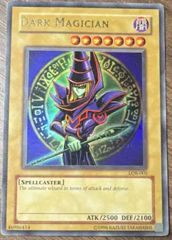 Yu-Gi-Oh! TCG Dark Magician The Legend of Blue Eyes Ultra Rare LOB-005 Unlimite… - Image 1