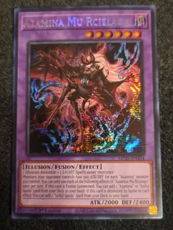 Yugioh Azamina Mu Rcielago MP25-EN104 2025 1st Edition Prismatic Secret Rare NM - Image 1