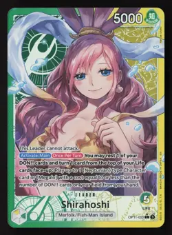 Shirahoshi - OP11-022 - Alt Art Leader - A Fist of Divine Speed - One Piece - NM - Image 1