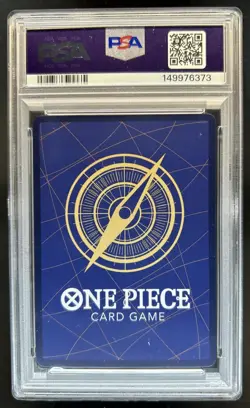 2024 One Piece Silvers Rayleigh Secret Rare Manga Alt Art #OP08-118 PSA 10 - Image 2