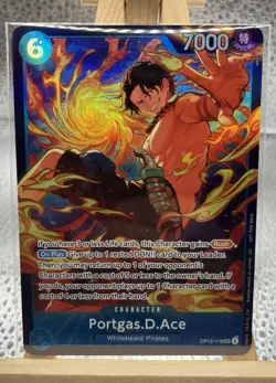 One Piece TCG OP13-119 Portgas.D.Ace Store Treasure Cup Winner Promo Sealed - Image 1
