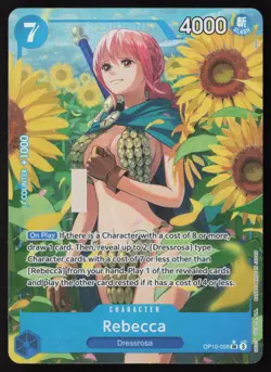 Rebecca - OP10-058 - Alt Art SR - Royal Blood - One Piece Card - NM/M - Image 1