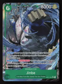 Jinbe - OP11-031 - SR ALT - A Fist Of Divine Speed - One Piece - NM/M - Image 1