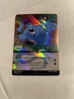 Disney Lorcana: Genie - On the Job ENCHANTED 209/204 - First Chapter - NM - Image 1