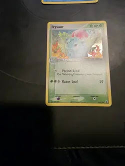 Pokemon TCG Ivysaur 35/112 EX FireRed LeafGreen Reverse Holo Card - Image 2