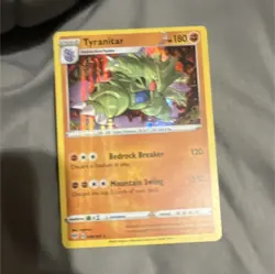 Pokemon Tyranitar Rare Regular Darkness Ablaze 088/189 English Card - Image 1