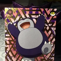Shadow Box hit Crystal Card Collection Snorlax NON-TCG Pokemon Card Nintendo - Image 2