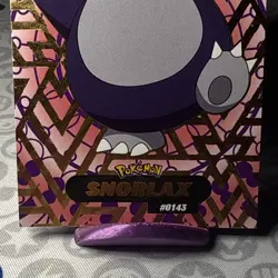 Shadow Box hit Crystal Card Collection Snorlax NON-TCG Pokemon Card Nintendo - Image 3