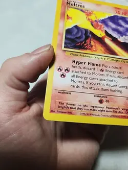 Pokemon Moltres Black Star Promos TCG 21 Regular Promo Card NM - Image 4