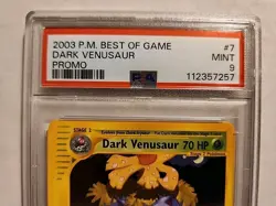 PSA 9 Pokemon Dark Venusaur Best of Game #7 Promo Card TCG Nintendo 2002 MINT - Image 2