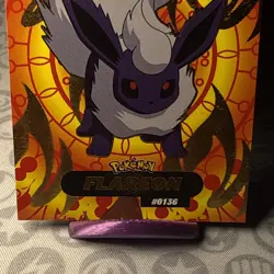 Shadow Box hit Crystal Card Collection Flareon NON-TCG Pokemon Card Nintendo - Image 3