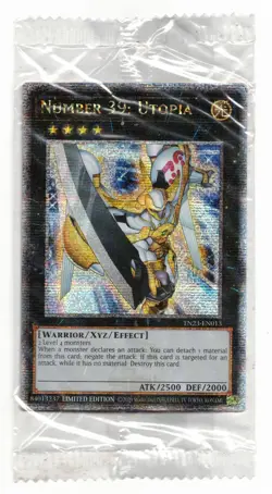Yu-Gi-Oh Card: Number 39: Utopia TN23-EN013 Secret Rare Limited Edition SEALED! - Image 1