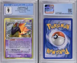 Pokemon TCG Typhlosion EX Dragon Frontiers Holo Rare Card 12/101 Delta CGC 9 - Image 3