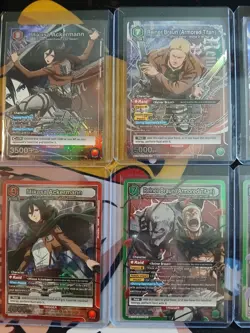 Union Arena Attack On Titan Card Lot. Star Cards And SR Cards (40 Cards) Lot 4 - Image 2