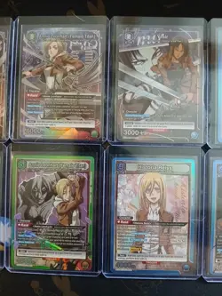 Union Arena Attack On Titan Card Lot. Star Cards And SR Cards (40 Cards) Lot 4 - Image 3