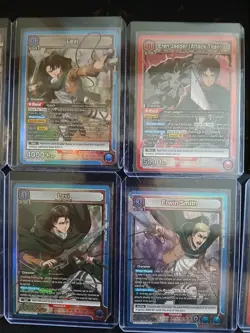 Union Arena Attack On Titan Card Lot. Star Cards And SR Cards (40 Cards) Lot 4 - Image 4